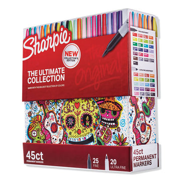 Sharpie® Permanent Markers Ultimate Collection, Assorted Tip Sizes-types, Assorted Colors, 45-pack freeshipping - TVN Wholesale